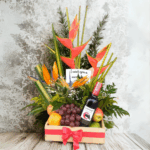 Arreglo Floral con Frutas Platonia
