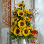 Arreglo con Girasoles Halo