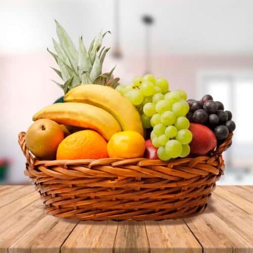 Canasta Gourmet de Frutas Corvus 🍇🍍✨ — Frescura y Sabor Perfecto