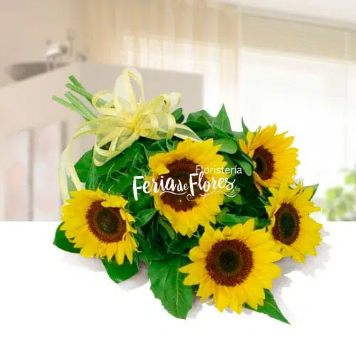 Corsage or Bouquet of Sunflowers