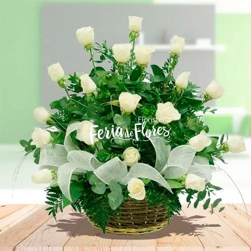 Pure White Floral Arrangement