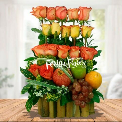 Floral Arrangement with Salak Fruits
