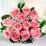 bouquet de rosas rosadas