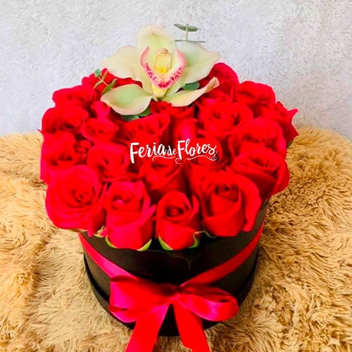 Caja de rosas luxury FL106