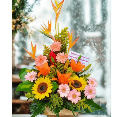 Columba Exotic Flower Arrangement