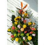 Arreglo Floral con Frutas Tropical