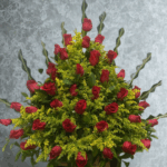 Arreglo Floral con Rosas Cupidoss