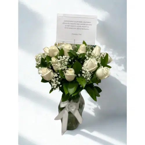 Arreglo Fúnebre Pétalos del Alma 🌹🕊️