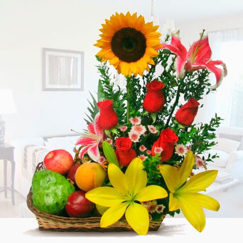 Floral Arrangement with Capella Fruits