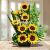 Floral Arrangement with Bengal Sunflowers