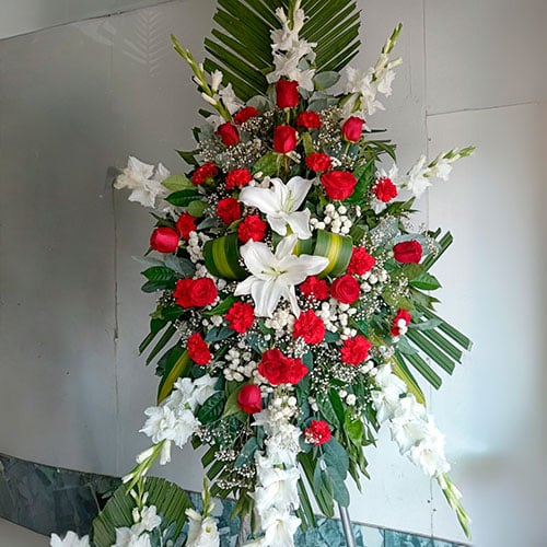 Funeral Pedestal Tribute