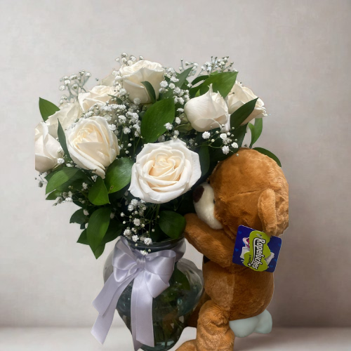 Jarrón Llévame Contigo 🌹🐻
