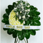 corona funebre descansa en paz