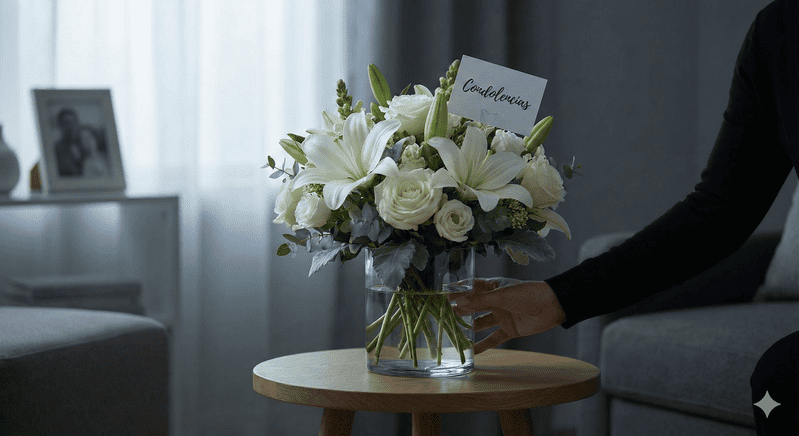 flores de condolencia
