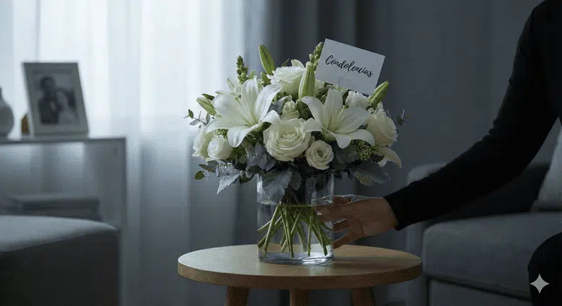 flores de condolencia