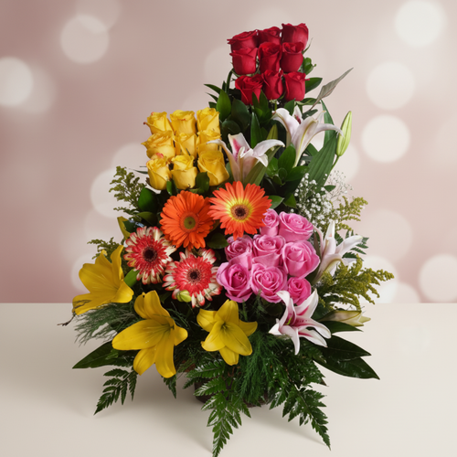 🌺 Arreglo Floral Exótico Paraíso – Belleza Natural que Enamora 🌴✨