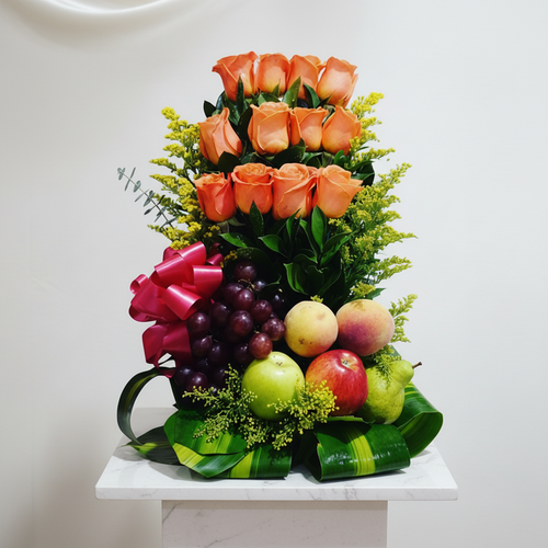 Floral Arrangement with Salak Fruits