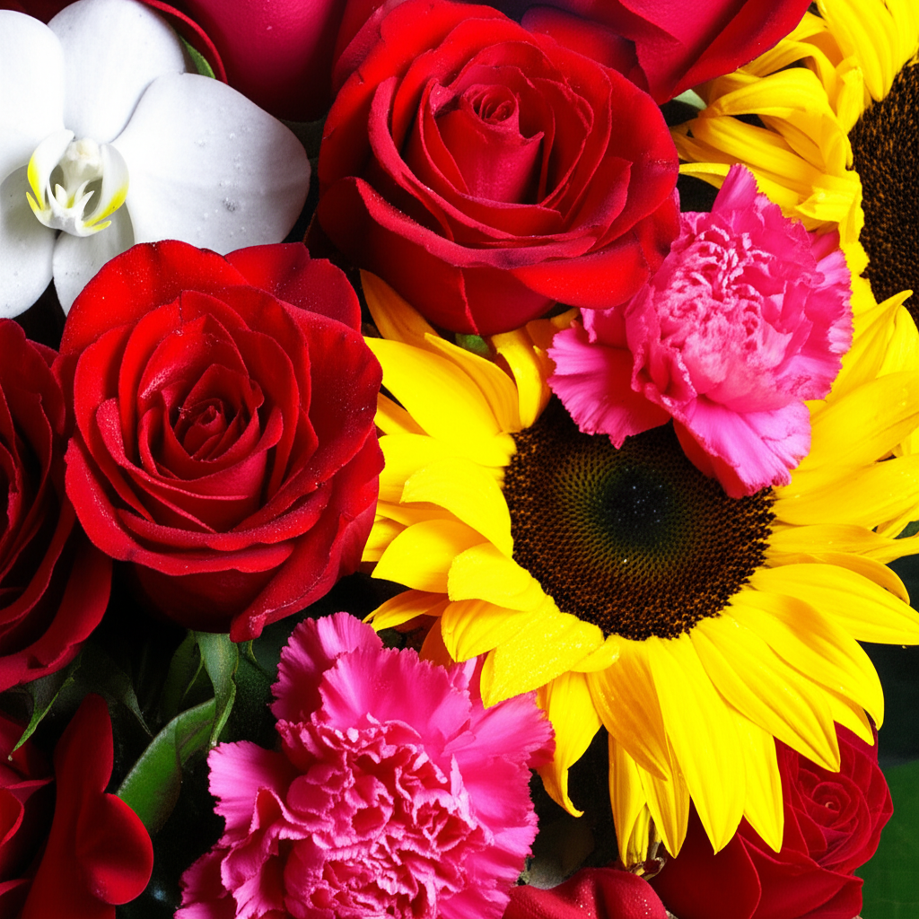 Flores frescas colombianas Feria de Flores